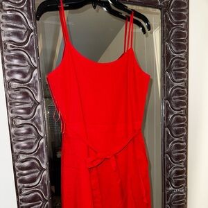 The Limited Wrap Linen Cotton Blend Dress SMALL